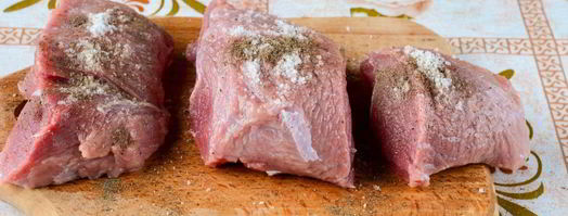 стейк из говядины на сковороде. Шаг 2