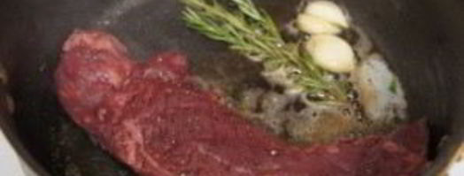 стейк из говядины с грибным соусом. Шаг 3