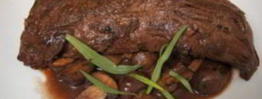 стейк из говядины с грибным соусом. Шаг 6