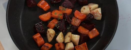 стейк из говядины с печеными корнеплодами. Шаг 7