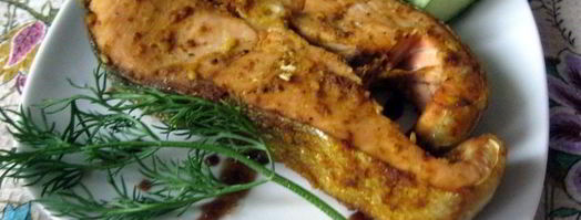 стейк из кеты на пару. Шаг 5