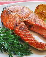 Стейк из кижуча