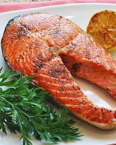 Стейк из кижуча