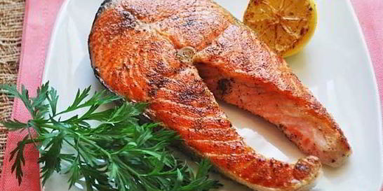 Стейк из кижуча