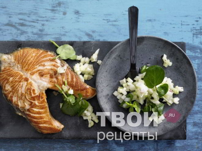 Рецепт стейка из лосося