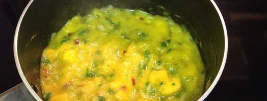 стейк из свинины под манговым соусом. Шаг 4