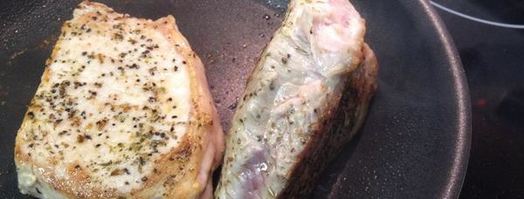 стейк из свинины под манговым соусом. Шаг 6