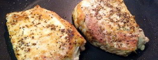 стейк из свинины под манговым соусом. Шаг 7