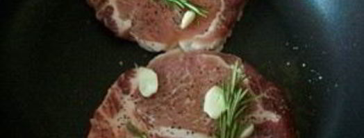 стейк из свинины с розмарином. Шаг 3