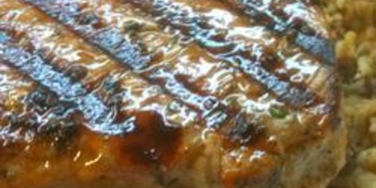 Стейк из тунца с маринадом