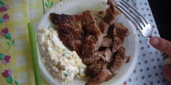 Стейк на мангале