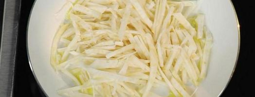 стейк с черным трюфелем, фуа-гра и томленым корнем сельдерея. Шаг 2