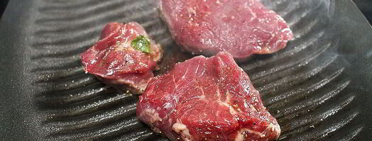 стейк с мятой и бальзамическим уксусом. Шаг 5