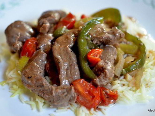 Рецепт стейка с перцем