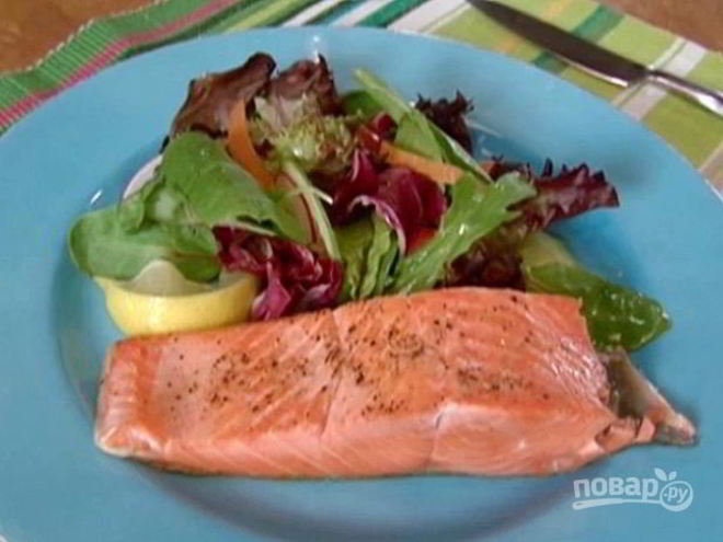 Рецепт стейка семги