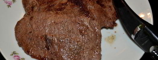 стейк в соусе из грибов шиитаке. Шаг 3