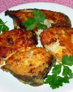 Стейк зубатки в мультиварке