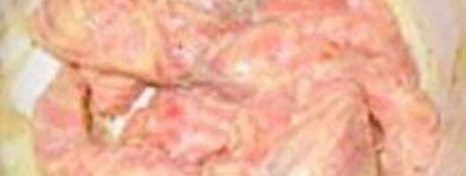 стейки из семги, маринованные в дижонской горчице с зеленым салатом. Шаг 3