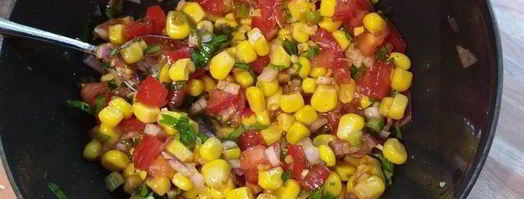 стейки лосося с сальсой из кукурузы. Шаг 2