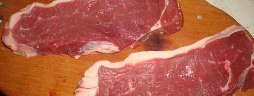 стриплойн — стейк с зеленой фасолью. Шаг 13