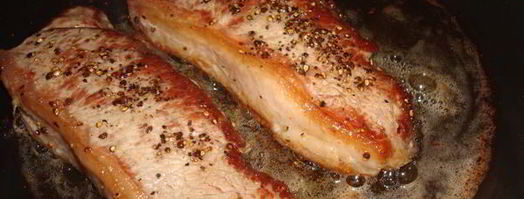 стриплойн — стейк с зеленой фасолью. Шаг 16