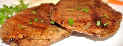 свиной стейк-гриль с ароматными травами. Шаг 4