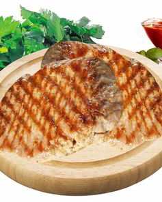 Свиной стейк в майонезном соусе