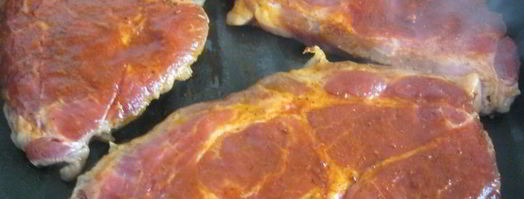 свиной стейк. Шаг 2