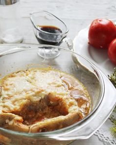 Запеченный стейк трески в духовке с сыром