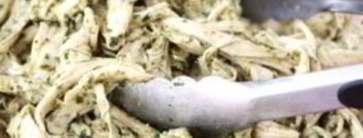 суп с куриными грудками, ньокки и соусом песто. Шаг 5