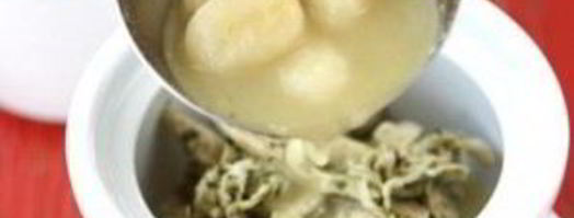 суп с куриными грудками, ньокки и соусом песто. Шаг 6