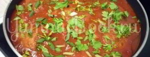 чесночные тефтели с морковью в остром соусе. Шаг 12