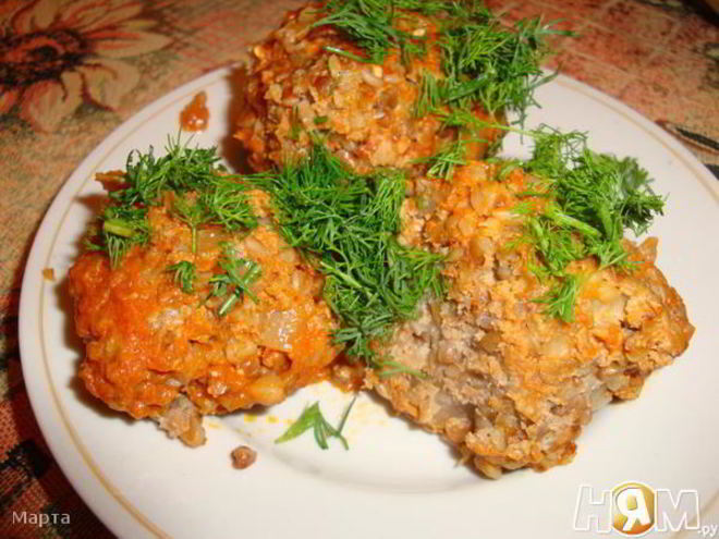Рецепт гречневых тефтелей