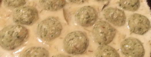 куриные тефтели со шпинатом и творогом. Шаг 11