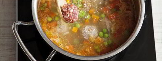 кюфта-бозбаш с тефтелями. Шаг 4