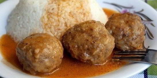 Мясные тефтели в подливке