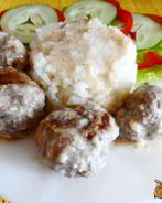 Мясные тефтельки с соусом