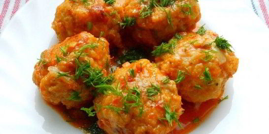 Паровые тефтели в мультиварке