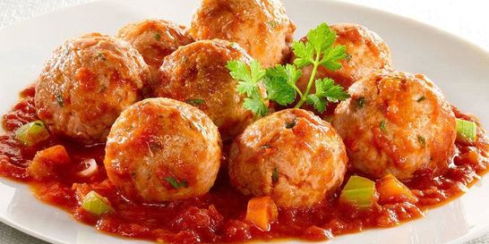 Постные тефтели с грибами и рисом