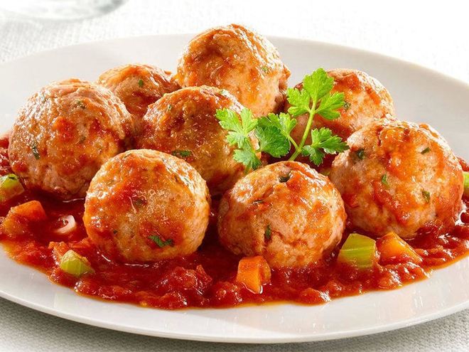 Рецепт постных тефтелей с грибами и рисом