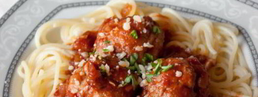 спагетти с тефтелями в томатном соусе. Шаг 9