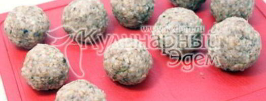 тефтели из гречки с грибами. Шаг 4