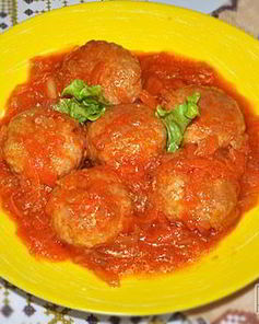 Тефтели из мясного фарша с кускусом