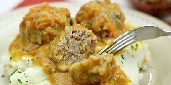 Тефтели на сливочном соусе