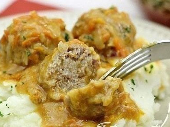 Рецепт тефтелей на сливочном соусе