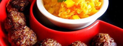 тефтели с бананами, кешью и карри. Шаг 9