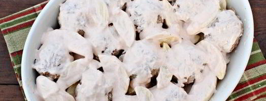 тефтели с картошкой в духовке. Шаг 8