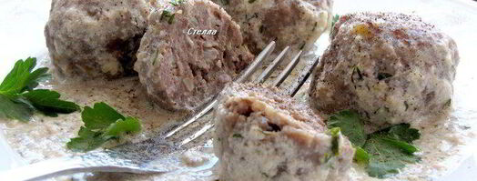 тефтели с кедровыми орешками в сливочном соусе. Шаг 10