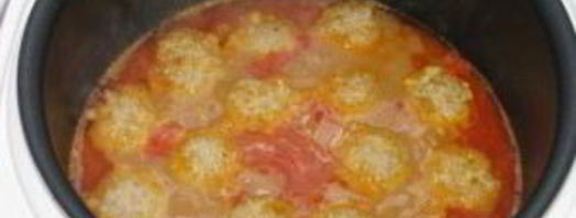 тефтели с подливкой в мультиварке. Шаг 5