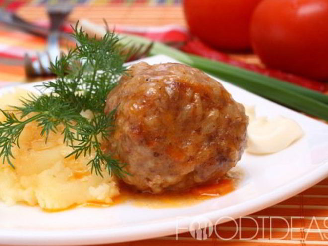 Рецепт тефтелей с рисом